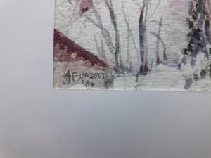 Niet of onleesbaar gesigneerd - Spaans Landschap. kopen? Bied vanaf 1!