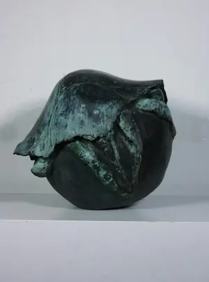 Kiny Copinga - Groot en zwaar bronzen beeld, Mestkever kopen? Bied vanaf 1000!