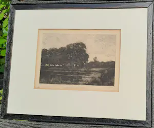 Jan Hillebrand Wijsmuller - ets: "Landschap bij Zutphen" gesign. in de plaat J.H. Wijsmuller kopen? Bied vanaf 20!