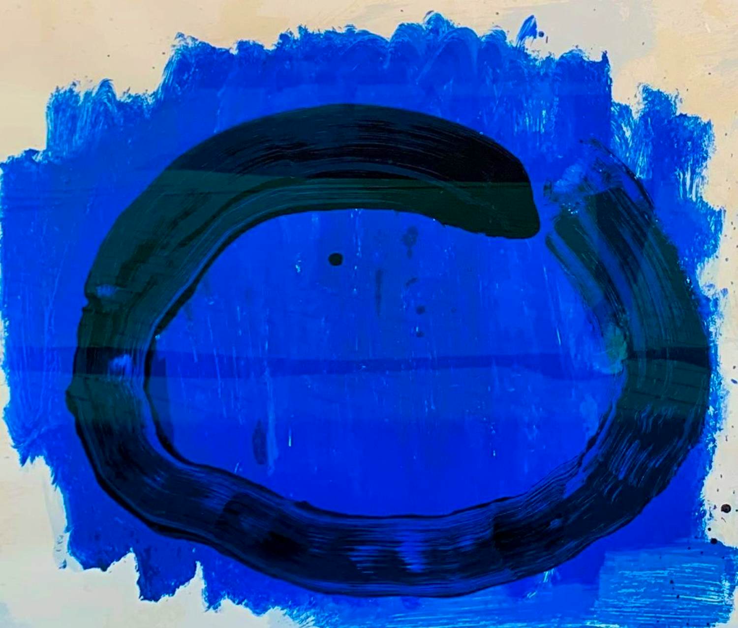 Bram Bogart - Ingelijste litho: abstract - 1980 (nette lijst!) kopen? Bied vanaf 995!