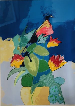 Henk van Vessem - De natuurlijke totem. ( eventueel met lijst) kopen? Bied vanaf 115!