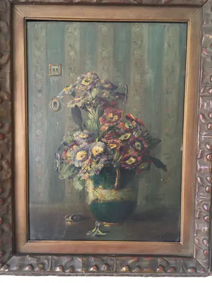 Buy Sara Hense - Bloemen in vaas? Bid from 75!