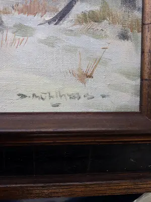 Daniel Muhlhaus - Winters bosgezicht kopen? Bied vanaf 110!