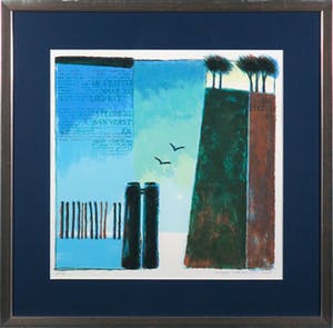 Magda Luttikhuizen - Zeefdruk, Het Lied - Ingelijst kopen? Bied vanaf 35!