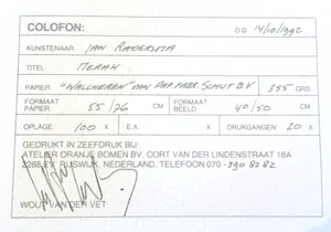 Jan Radersma - Merah kopen? Bied vanaf 30!