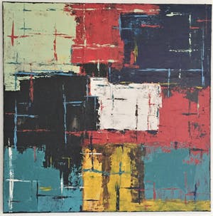 John Foppen - Red Colours Symphony ...... # K 06 XL. Groot kopen? Bied vanaf 179!