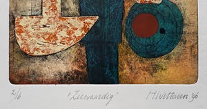 Hollie Witteveen - Zeewaardig, met de hand ingeverfde ets kopen? Bied vanaf 30!