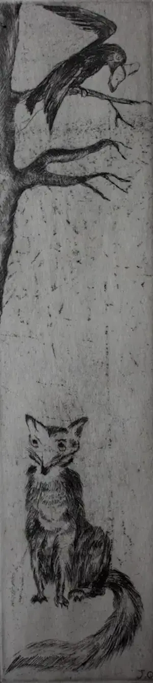 Jeanne Bieruma Oosting - 12 etsen in boek "fabels van la fontaine" (gesigneerd) kopen? Bied vanaf 399!