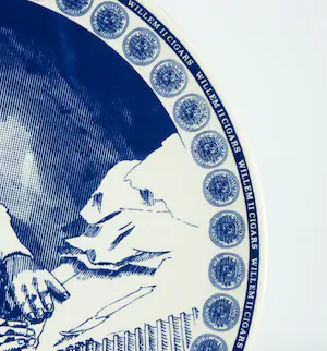 Niet of onleesbaar gesigneerd - Lot van vier wandborden kopen? Bied vanaf 1!