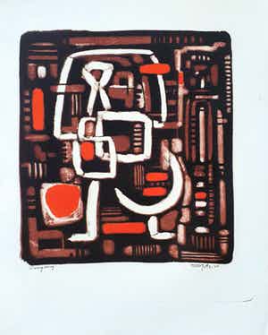 Wim Motz - litho - 1956 verkocht voor € 35!