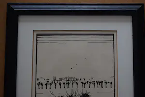 Jan Wittenberg - houtgravure - Knotwilgen kopen? Bied vanaf 110!