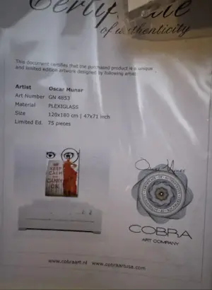 Oscar Munar - Rode jurk kopen? Bied vanaf 299!