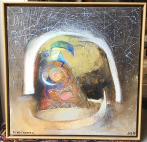 Niet of onleesbaar gesigneerd - c4195-4, abstracte voorstelling kopen? Bied vanaf 10!