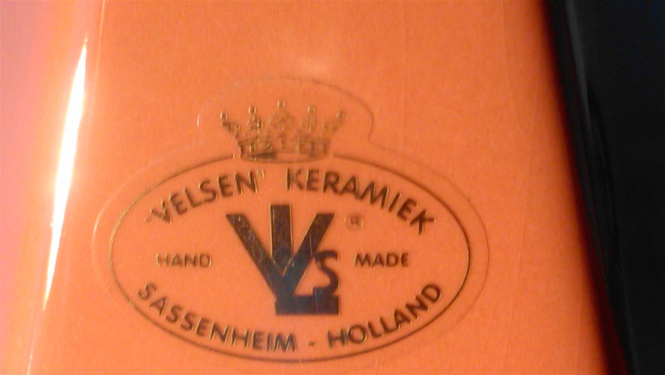 Keramiekfabriek Velsen - Vaas plus kandelaar kopen? Bied vanaf 21!