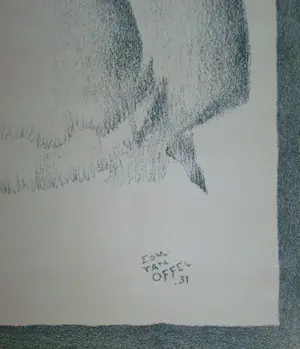 Edmond Marie Gabriel Van Offel - Ballerina's - 1931 - Originele lithografie - Gesigneerd en gedateerd kopen? Bied vanaf 100!