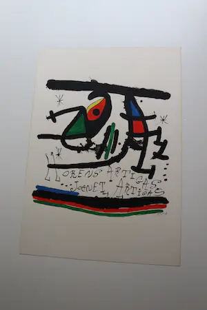 Joan Miro - Lot van twee, Litho van Miro en offset van Miro kopen? Bied vanaf 125!