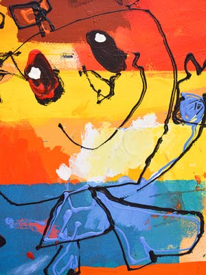 Ad Verstijnen - s'Avonds buiten - Groot kopen? Bied vanaf 350!