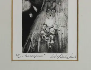 Tilly Krone - Landschap met bomen, en vier andere (5x) kopen? Bied vanaf 25!