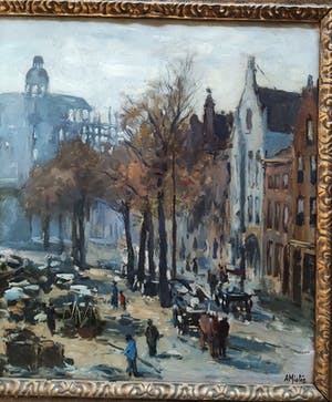 Adrianus Miolee - Spaarne, Haarlem met gebouw Vroom&Dreesmann kopen? Bied vanaf 1050!