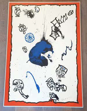 Pierre Alechinsky - litho 58/190, handgesigneerd verkocht voor € 695!