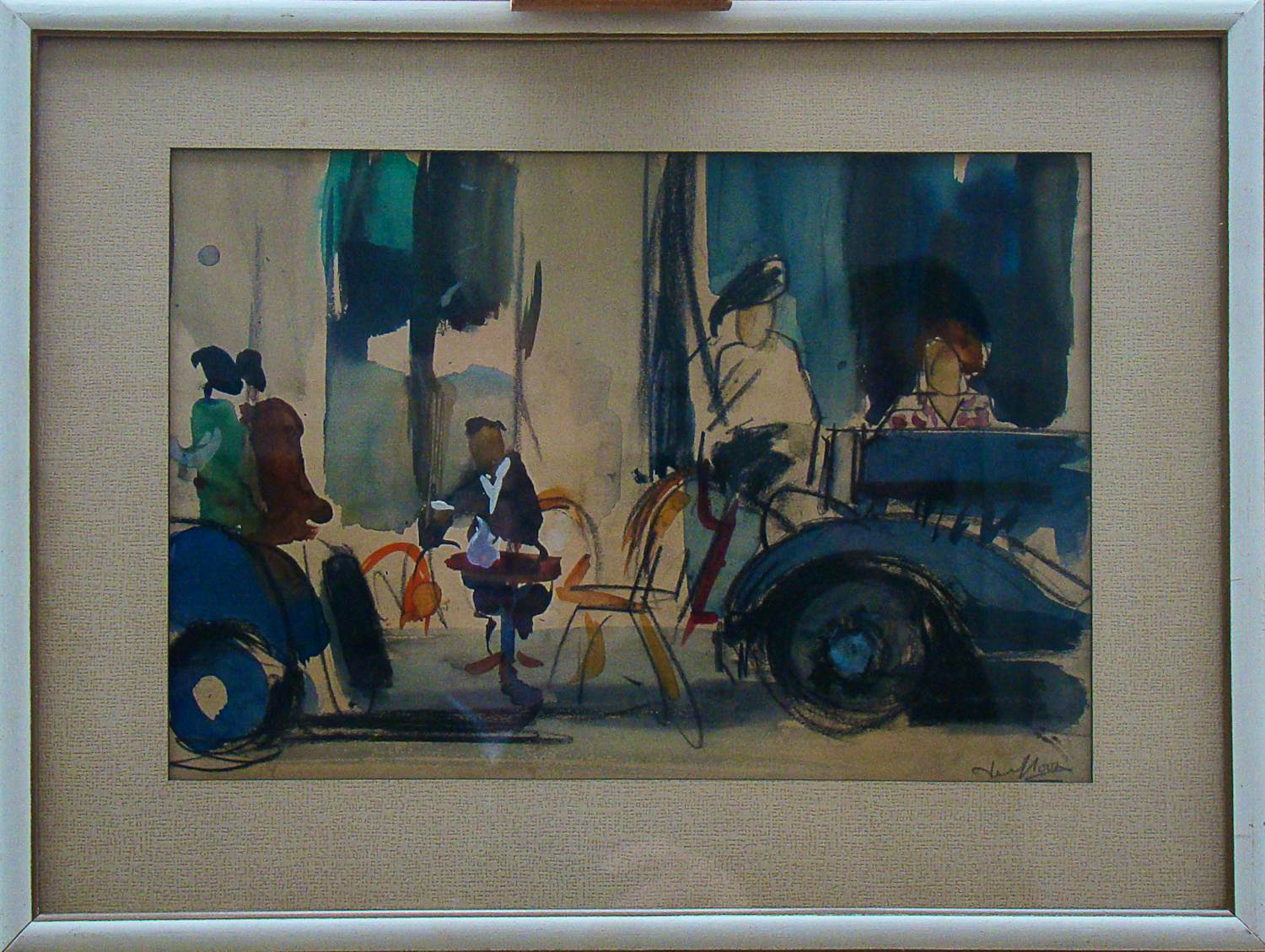 Bob ten Hoope - Terras volgens overlevering Parijs? verkocht voor € 60!