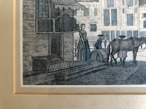 Willem Writs - Vue de la Tour de Jean Roon à Amsterdam du Cote du Cingle kopen? Bied vanaf 1!