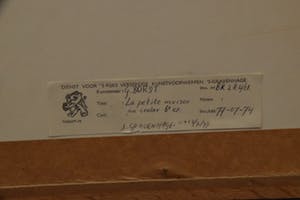 Gunther Borst - La Petite Maison Au Centre, 3/15, 1977 - Linosnede op papier - BKR Den Haag kopen? Bied vanaf 20!