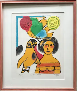 Corneille - Gesigneerde lithografie, een Italiaanse zomer, 2000 kopen? Bied vanaf 350!