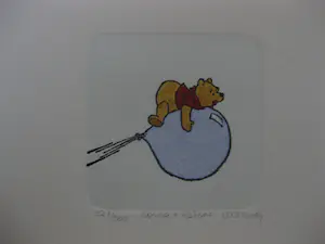 Niet of onleesbaar gesigneerd - 12 Handgekleurde etsjes van Winnie the Pooh/Disney kopen? Bied vanaf 1!