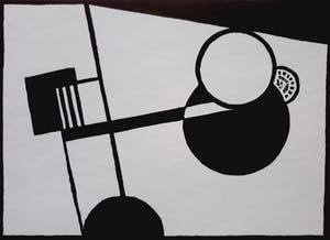 Cesar Domela - Constructivistische compositie, zeefdruk kopen? Bied vanaf 115!