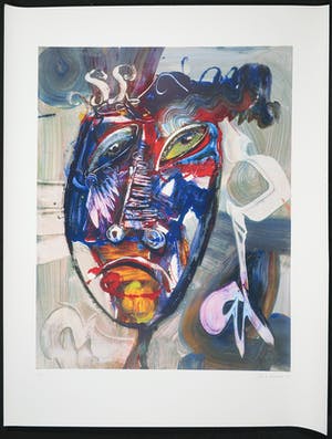 Jan te Wierik - Zeefdruk, Zonder titel kopen? Bied vanaf 60!