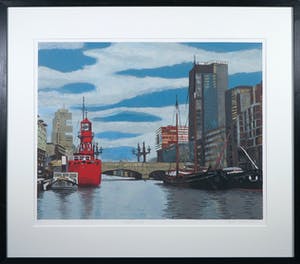 Valentin Bakardjiev - Zeefdruk, Regentessebrug - Ingelijst kopen? Bied vanaf 35!