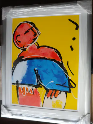 Herman Brood - ZEEFDRUK BLAUWE BROEK kopen? Bied vanaf 200!
