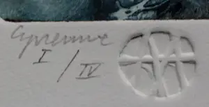 Ad Arma - Ets/aquatint: ''Changes IV" - 2000 kopen? Bied vanaf 59!