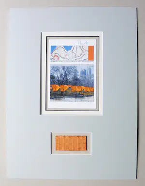 Christo - Project " The Gates " Central Park- NYC 2005- inc. stofmonster - handgesigneerd kopen? Bied vanaf 1!