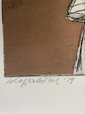 Gerard Schaperkotter - Ets en aquatint, Z.T. Abstracte compositie kopen? Bied vanaf 10!