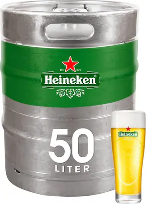 Niet of onleesbaar gesigneerd - Heineken reclame fustklok kopen? Bied vanaf 1!