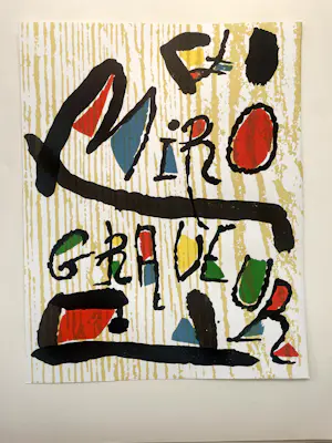 Joan Miro - Joan Miro Houtsnede kaufen? Bieten Sie von 90!