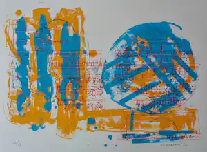 Sam Middleton - Kleuren litho: Concerto - 1972 verkauft für € 99!