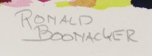 Ronald Boonacker - Zeefdruk, Bonaire - Ingelijst (Groot) kopen? Bied vanaf 40!