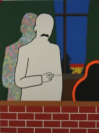 Stanco Skiczuk - Kleurenzeefdruk ZO BINNEN__ ZO BUITEN Handgesigneerd verkocht voor € 55!