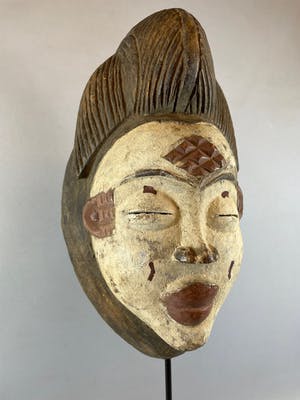 Punu - African Punu-Lumbo mask - Gabon. kopen? Bied vanaf 45!