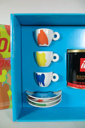 Jeff Koons - voor Illy - 6-persoons espresso-set - Porselein (door Rosenthal) kopen? Bied vanaf 100!
