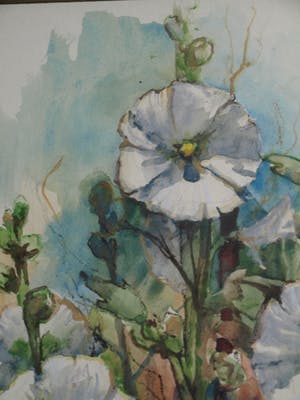 Klaas Pijlman - Ingelijste aquarel, “Bloemstilleven” – 1980 kopen? Bied vanaf 50!