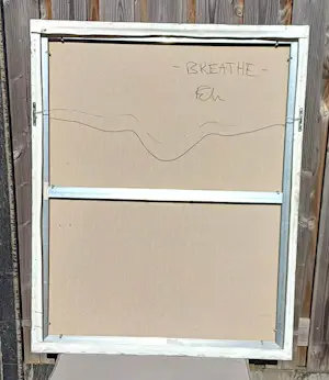 Edo Kaaij - acryl op doek: breath kopen? Bied vanaf 1999!