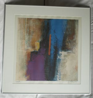 Yolanda Philippens - Litho , Abstract - gesigneerd & ingelijst – ca 1990 kopen? Bied vanaf 50!