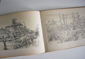 Willem Minderman - [2x] - litho uit 1952 en boek uit 1950 kaufen? Bieten Sie von 35!