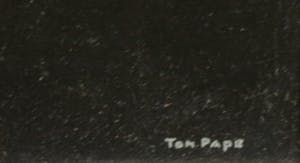 Ton Pape - Olieverf op doek, Compositie Nr.21 - Ingelijst (Groot) kopen? Bied vanaf 1!