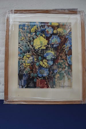 Roelof Klein - Stekels en schermen - gouache op papier kopen? Bied vanaf 20!