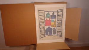 Harrie Gerritz - Fraai en kleurrijk werk van de hand van Harrie Gerritz. kopen? Bied vanaf 90!